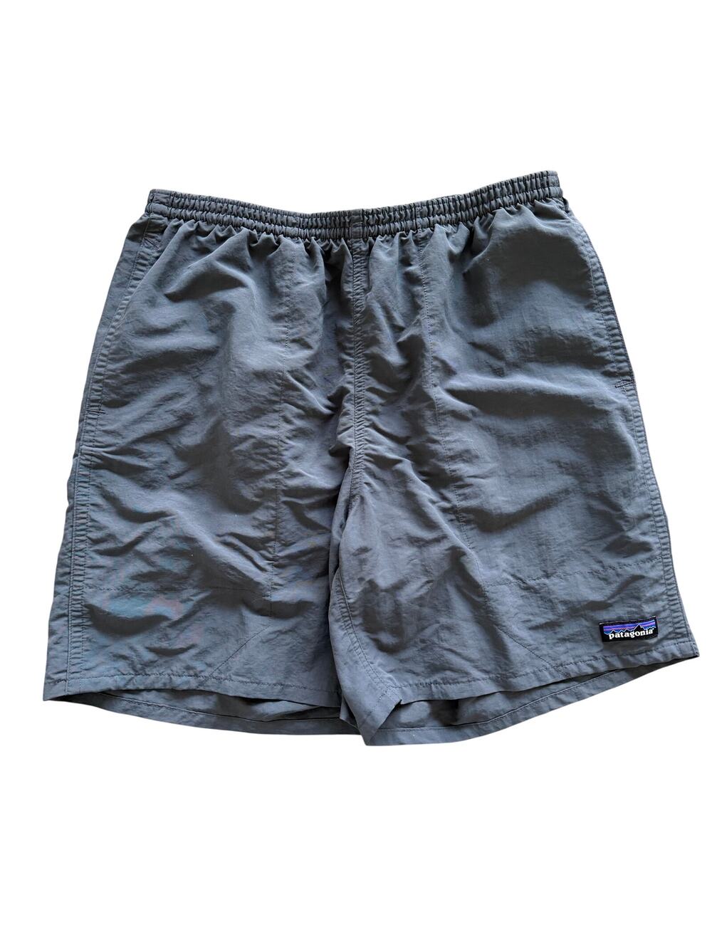 Patagonia Gray Baggies Shorts Men's Medium Lined Nylon Wicking Swim Hiking